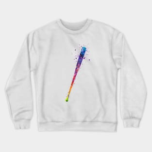 Baseball Bat Watercolor Sports Gifts Crewneck Sweatshirt